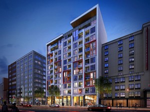 Vue de façade du projet NUBERRI