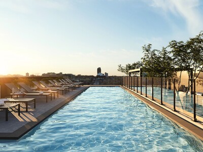 Champlain condos locatifs piscine creusée sur le toit