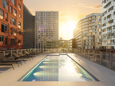 Esplanade Cartier piscine sur le toit