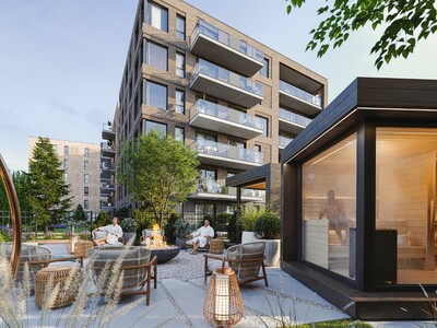 Quartier Louka Granby sauna