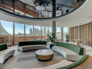 Odea Montréal lounge avec vue