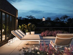 Royalton terrasse avec chaises longues