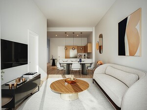 Zenith Condos lumineux salon