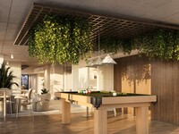 Bosco habitats locatifs lounge avec table de billard