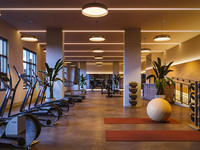 Gym avec plusieurs machines