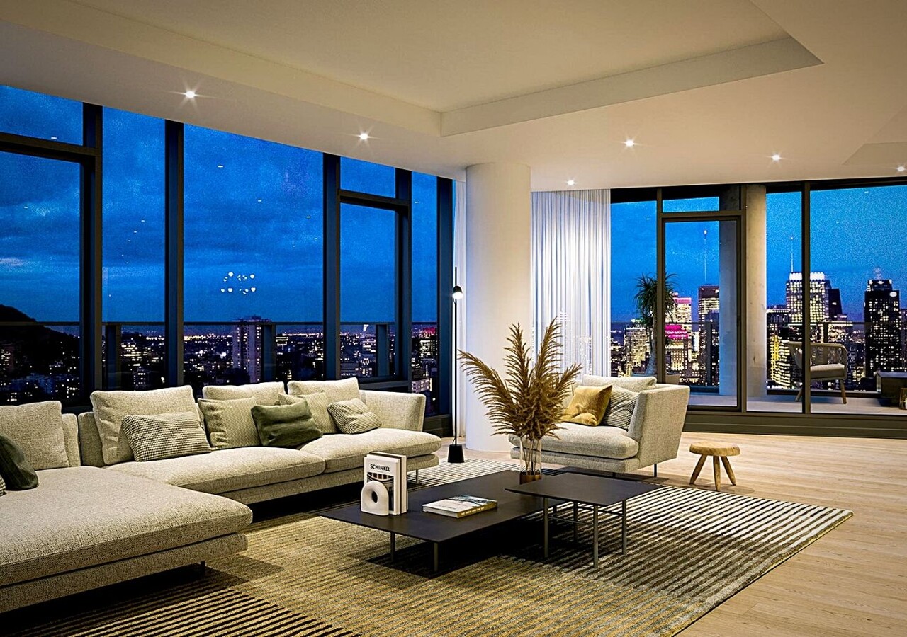 1111 Atwater penthouse avec grande fenestration