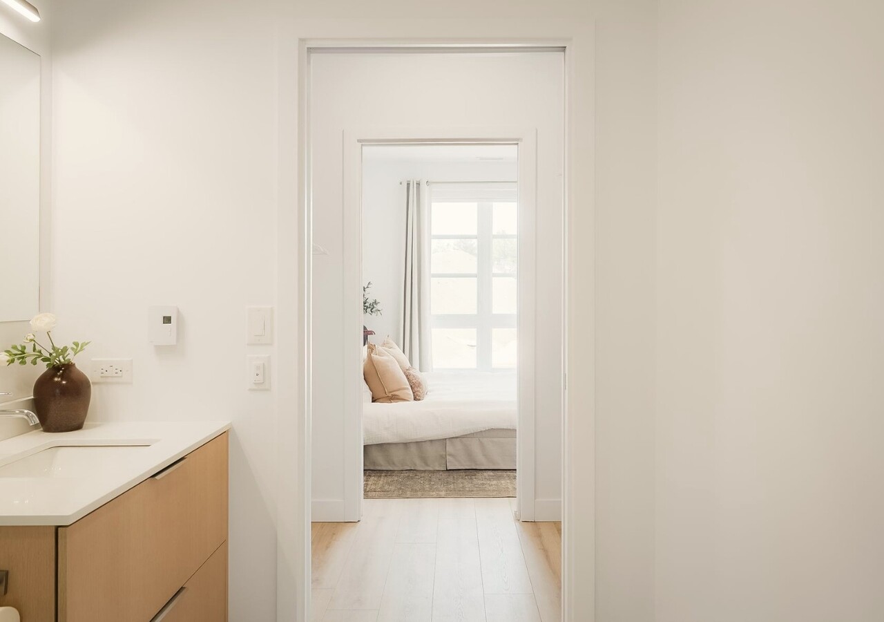 Aera Trois-Rivières salle de bain dans la chambre