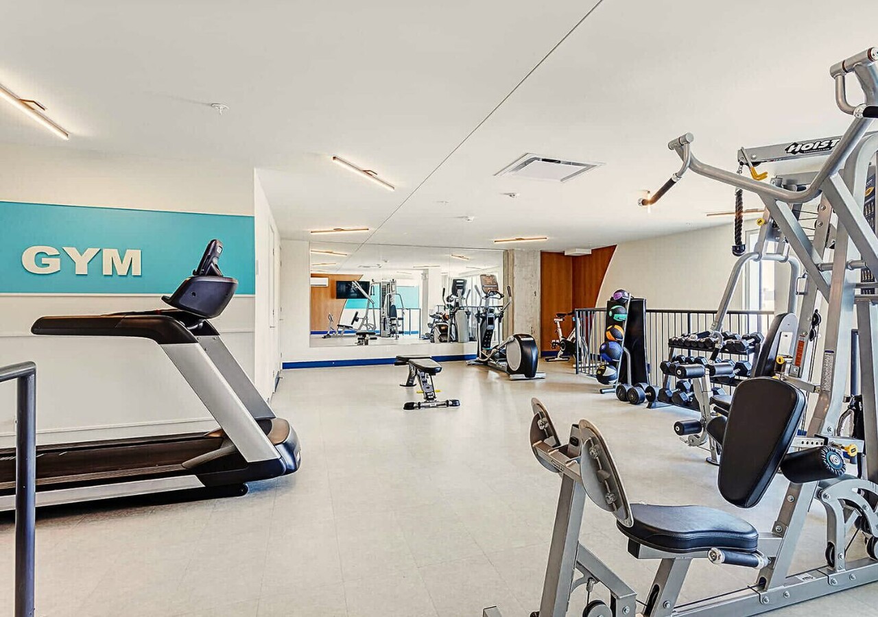 Aura sur le Square gym tout équipé