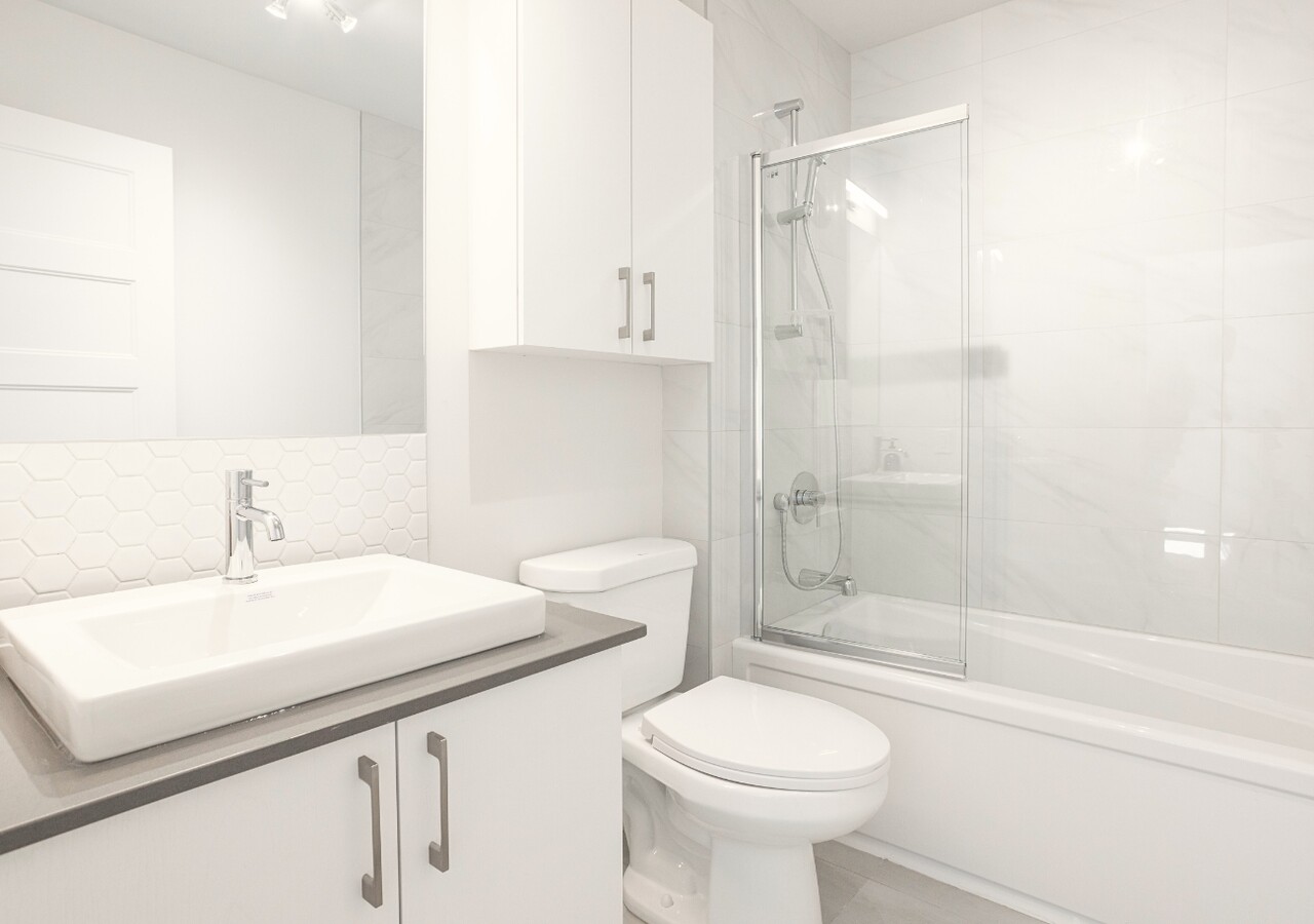 Axe St-Laurent 3 salle de bain avec bain