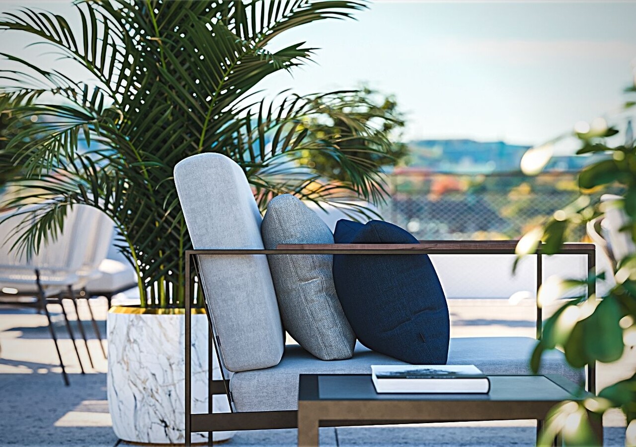 Terrasse sur le toit