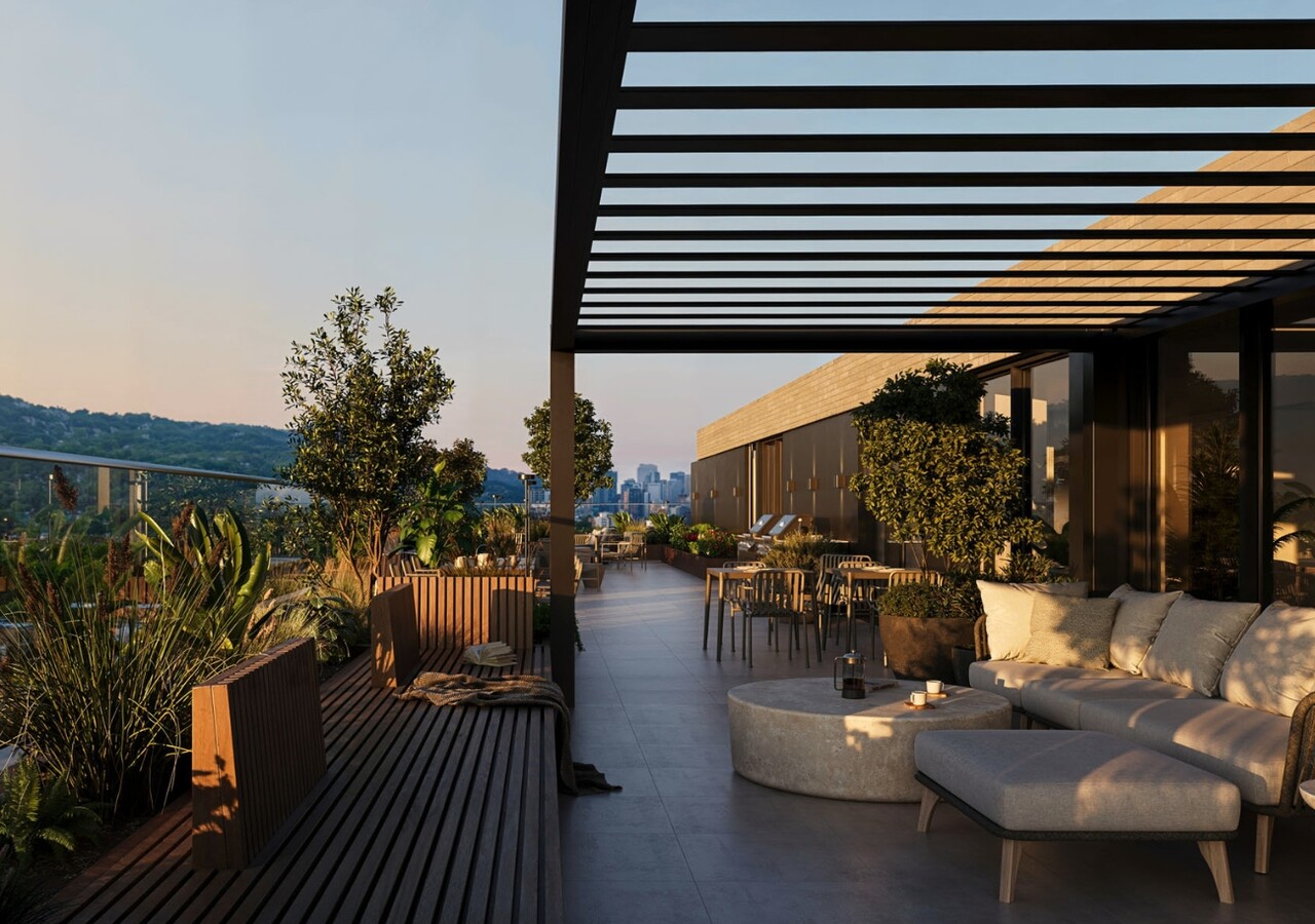 Bosco habitats locatifs terrasse sur le toit