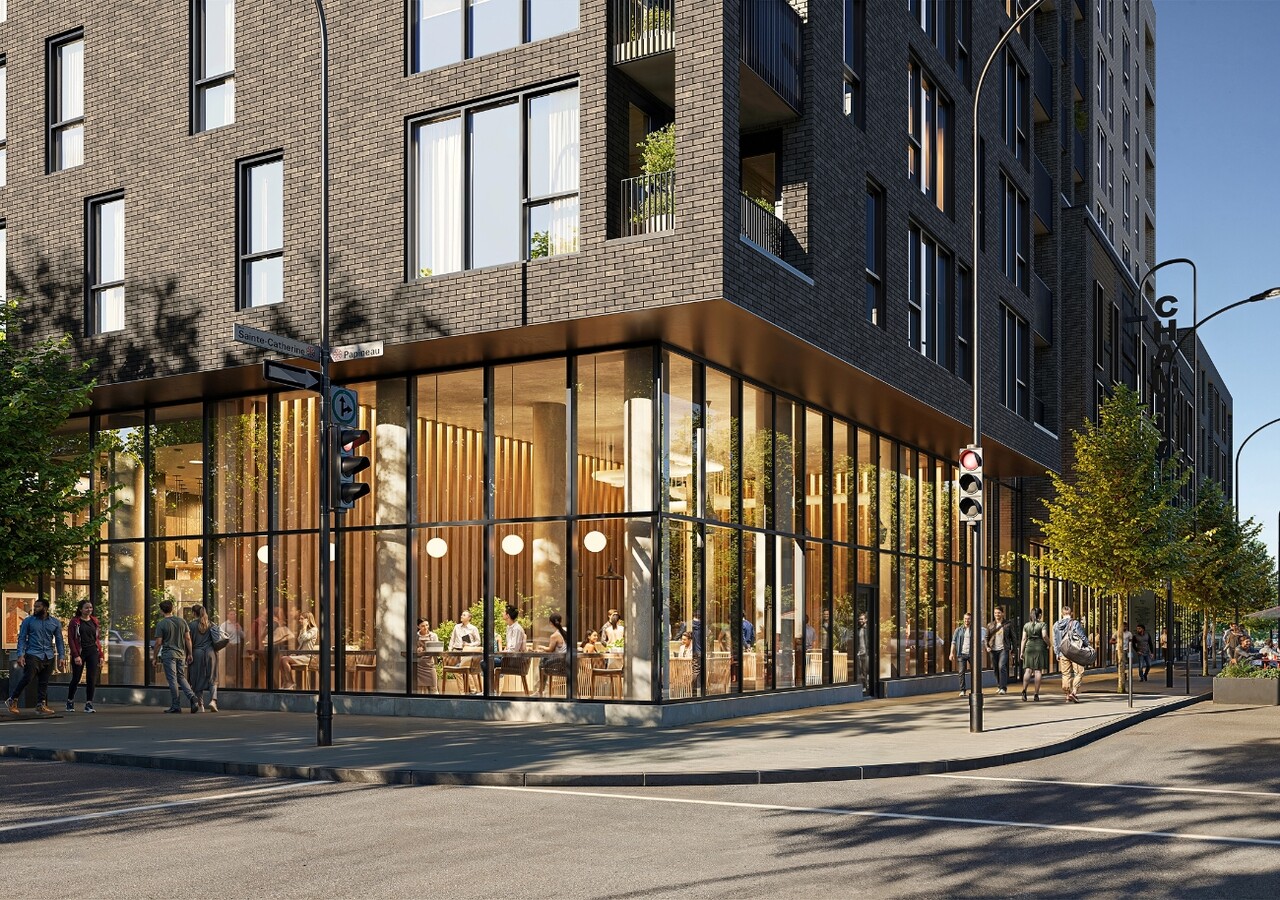 Champlain condos locatifs entrée