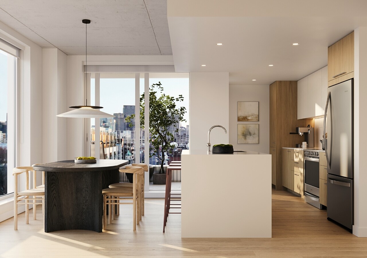 Champlain condos locatifs salle à manger