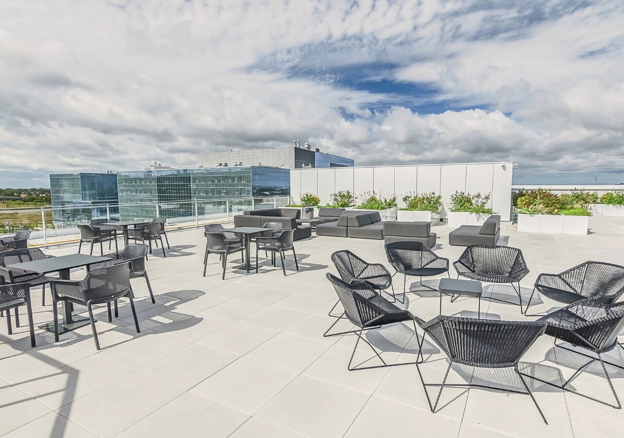 Milhaus Condos terrasse sur le toit