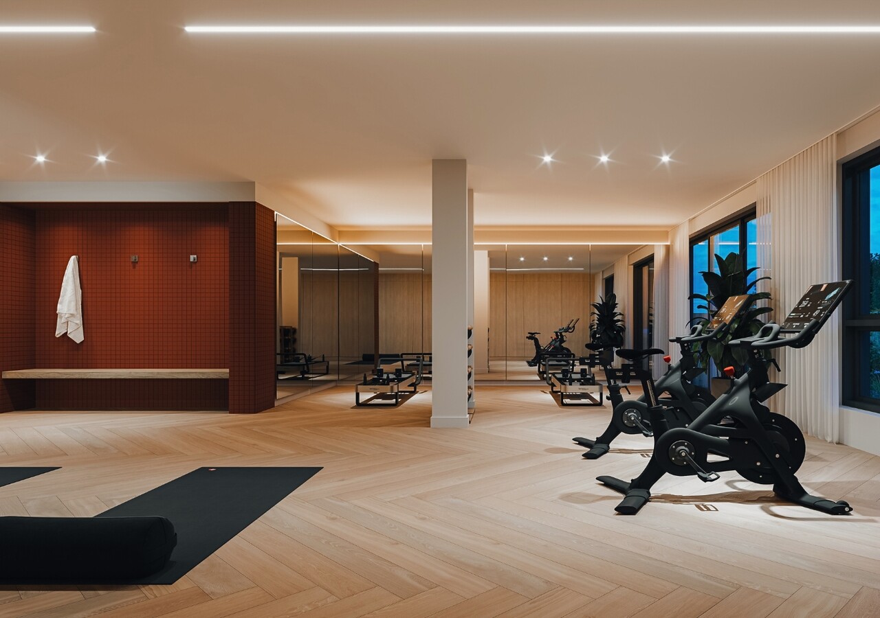 Edena Condos gym avec studio de yoga