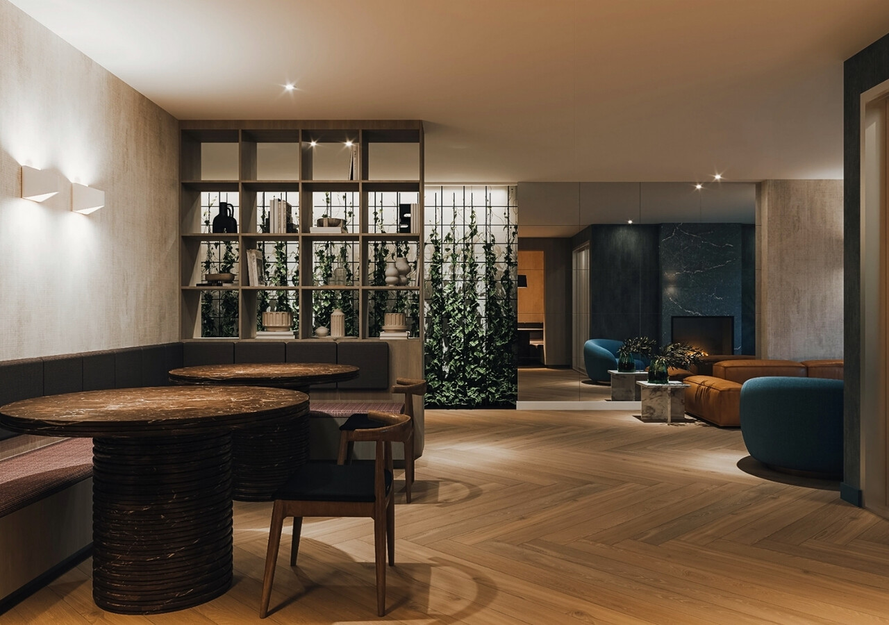 Edena Condos salon commun