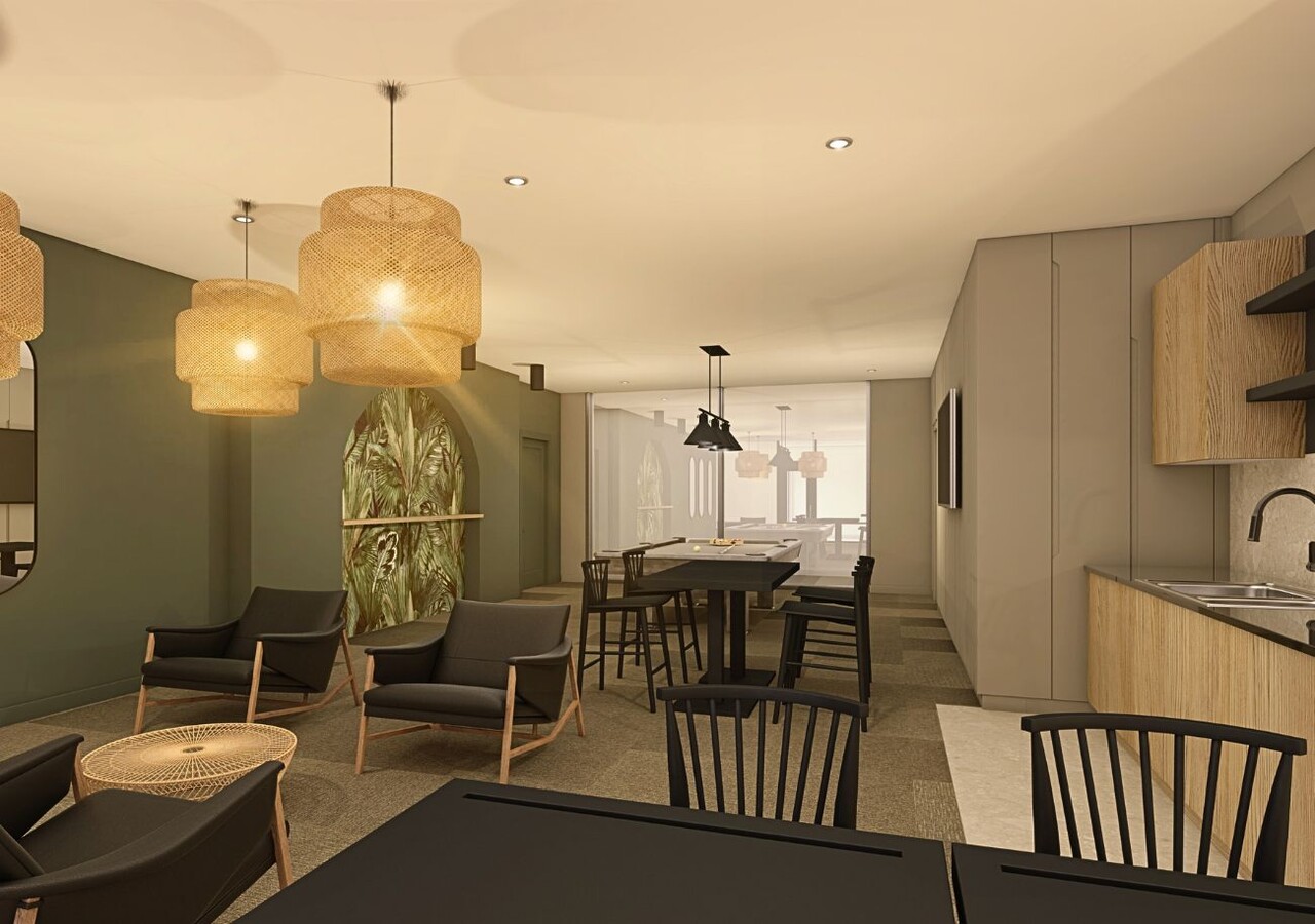 Espace Naturia lounge avec table de billard