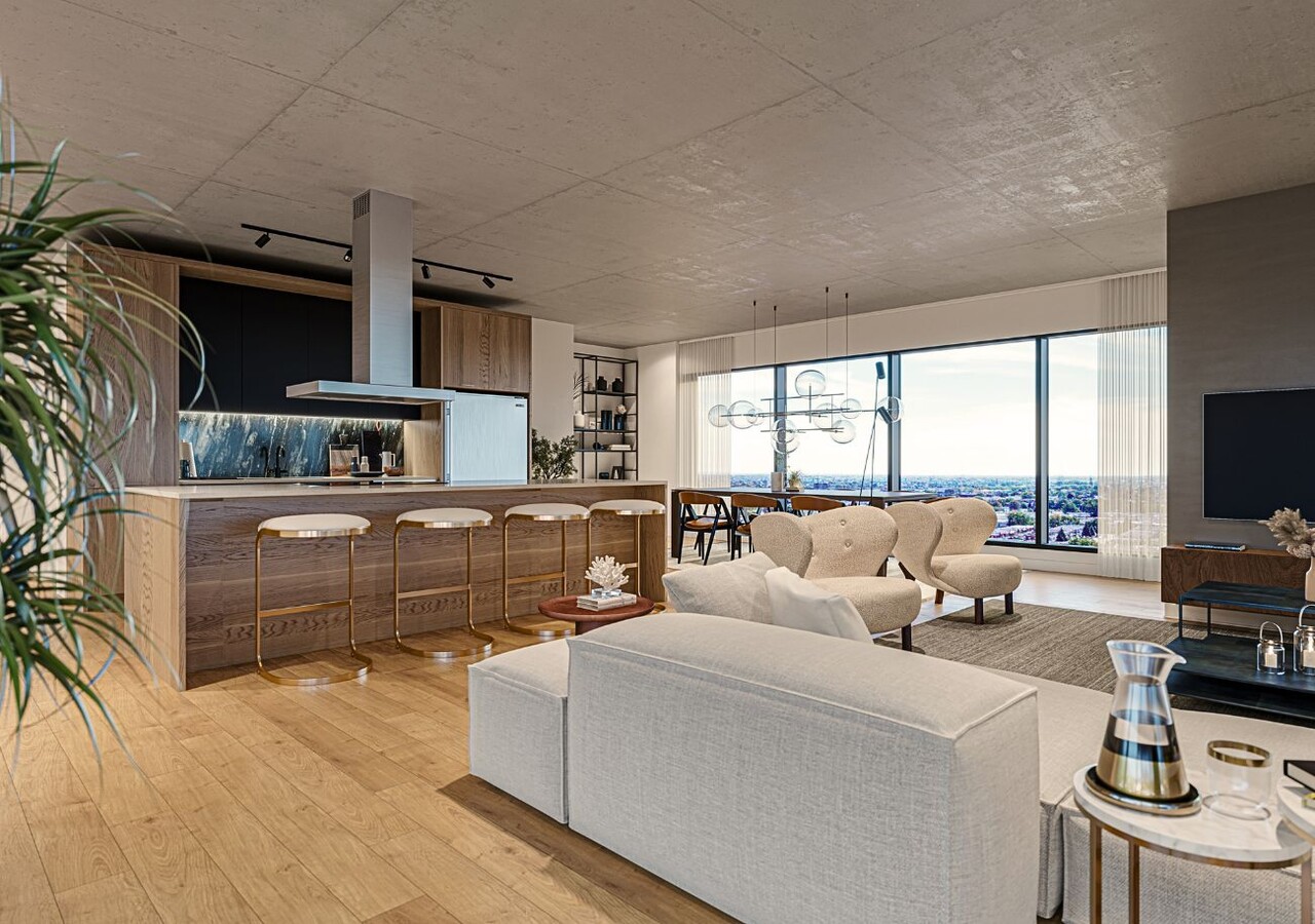 Fleming sur le Parc condos Grande fenestration