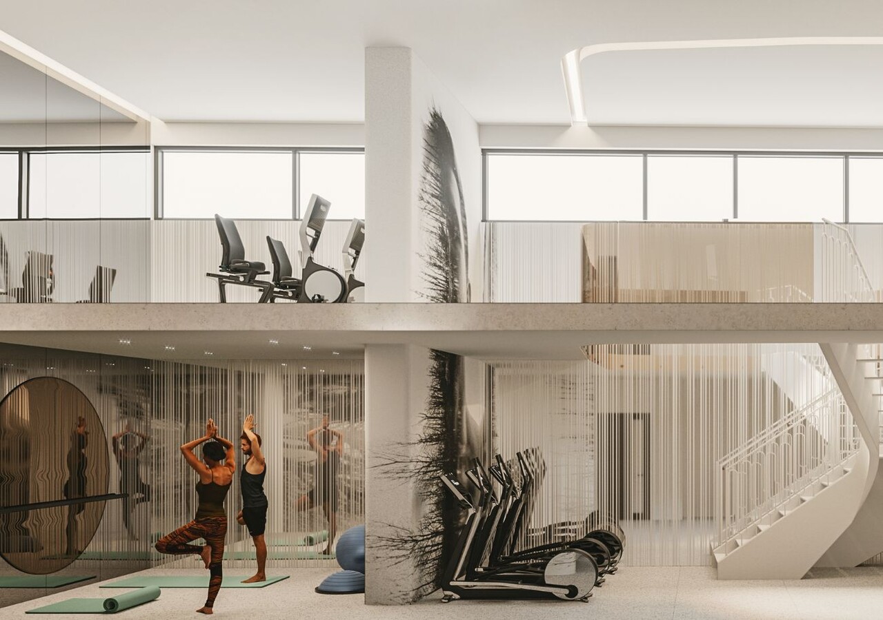 Imperia Condominiums gym avec espace yoga