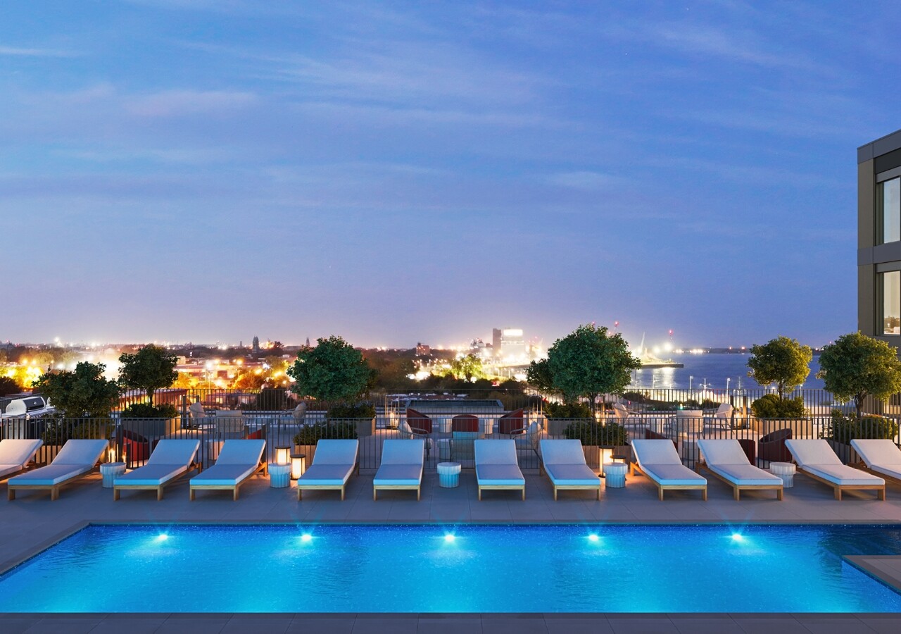 Jacques condos locatifs piscine creusée sur le toit