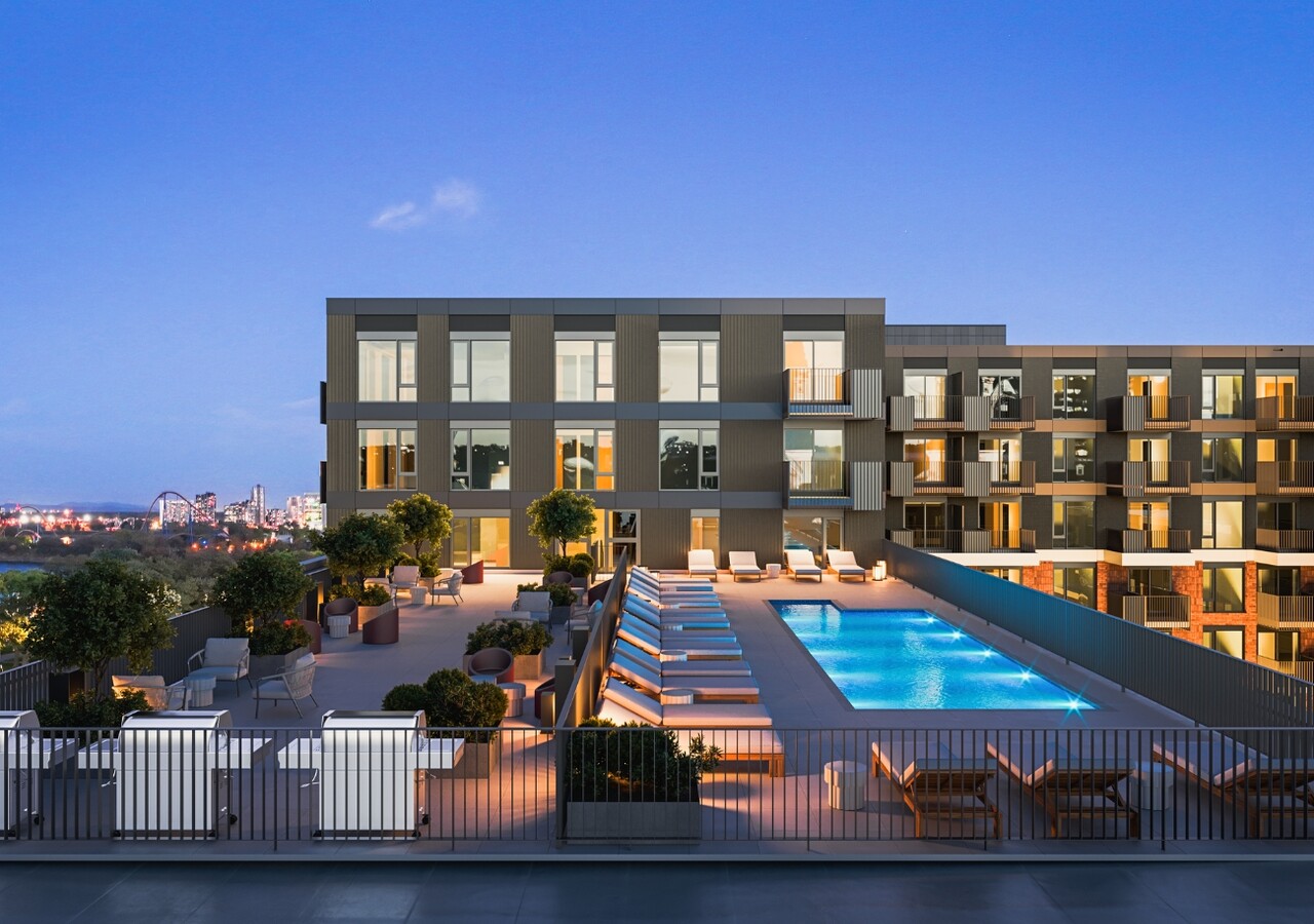 Jacques condos locatifs terrasse sur le toit avec piscine