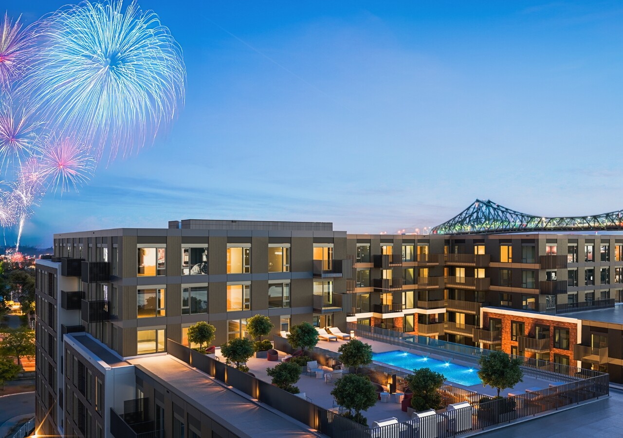 Jacques condos locatifs avec terrasse sur le toit