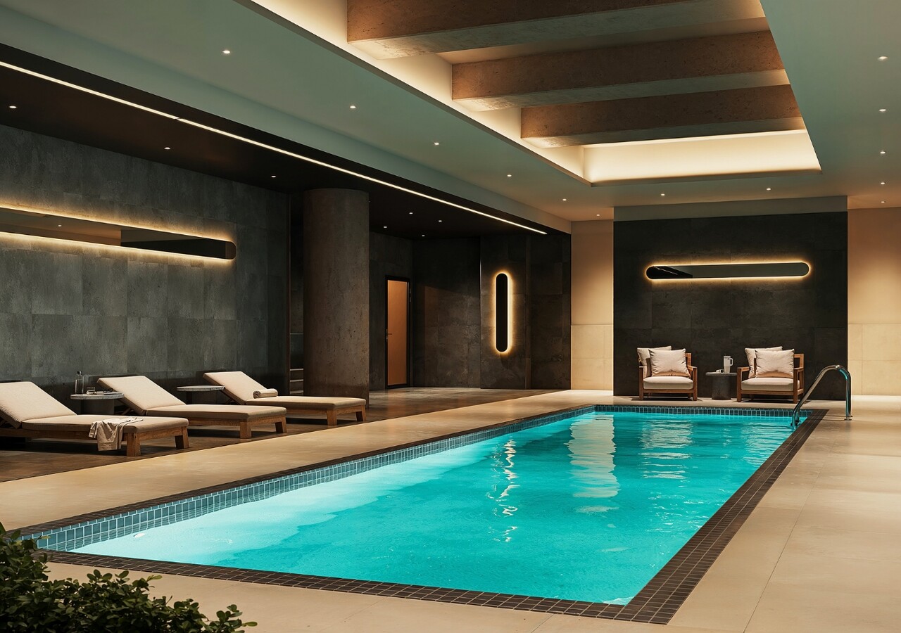 La Tour Fides piscine intérieure