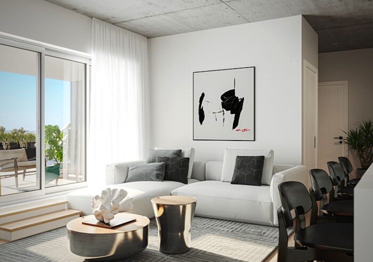 Le 367 des Pins living room