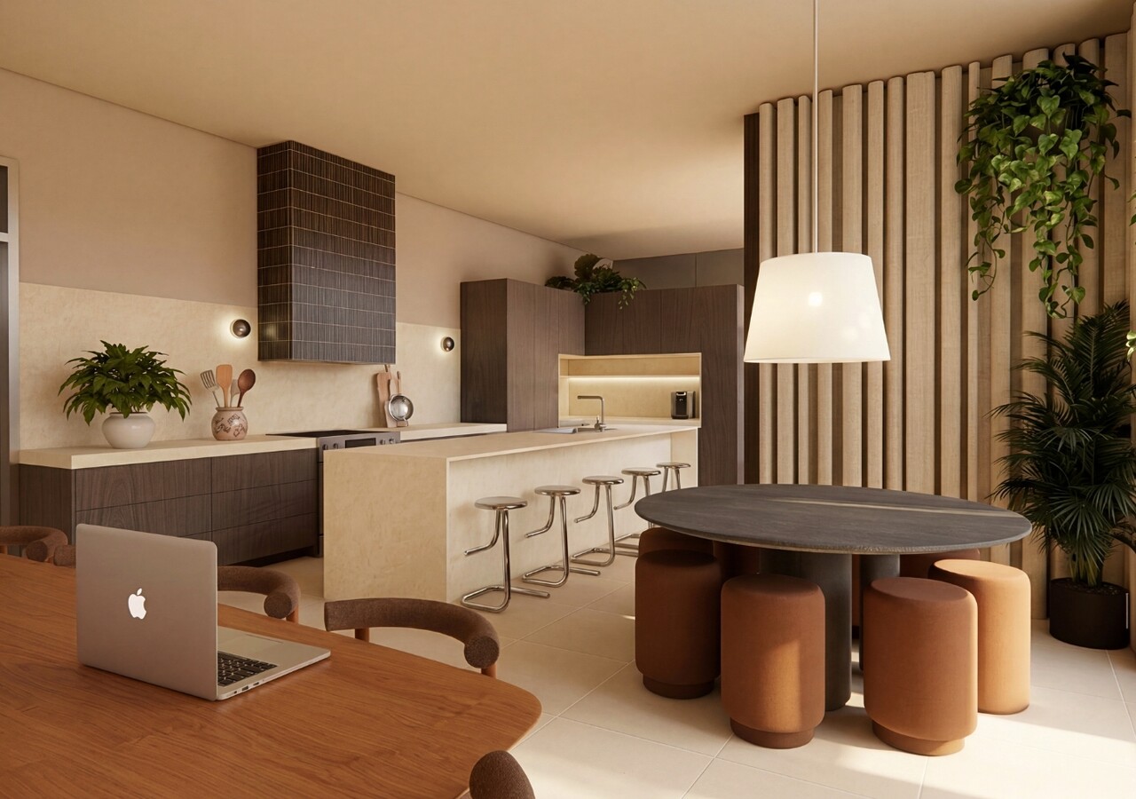 Le Milebrook chalet urbain avec espace de travail
