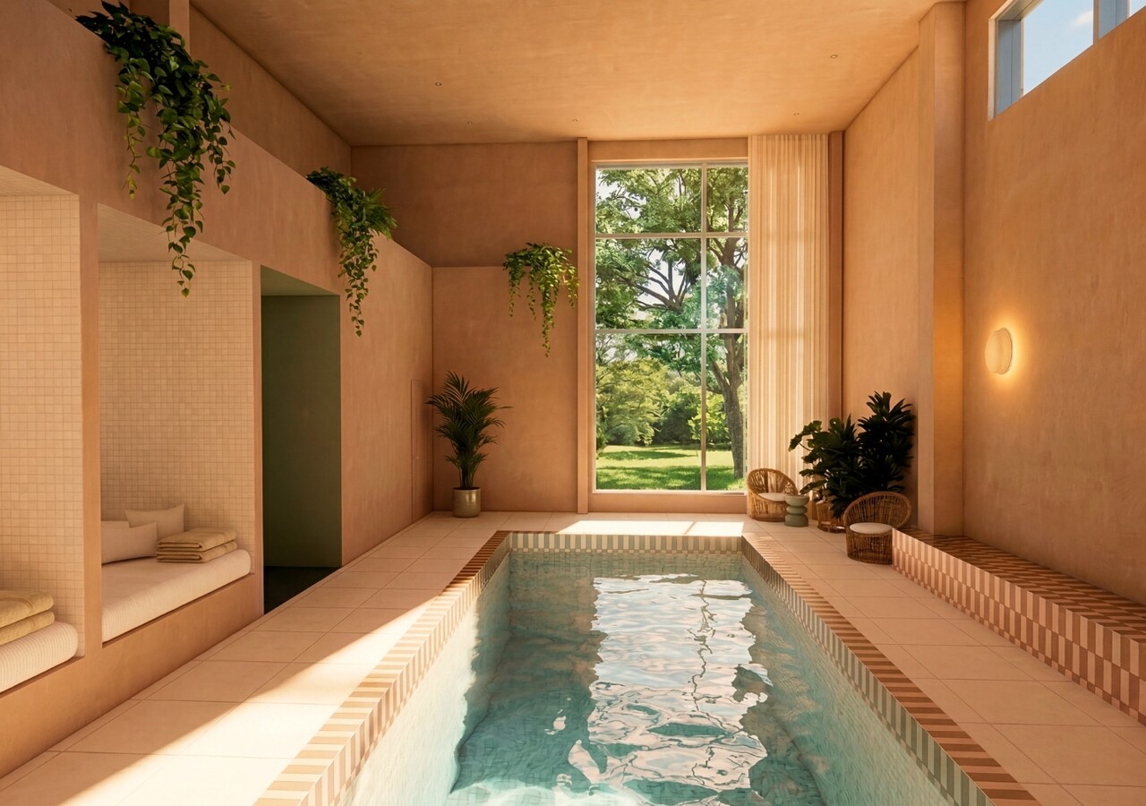 Le Milebrook piscine intérieure