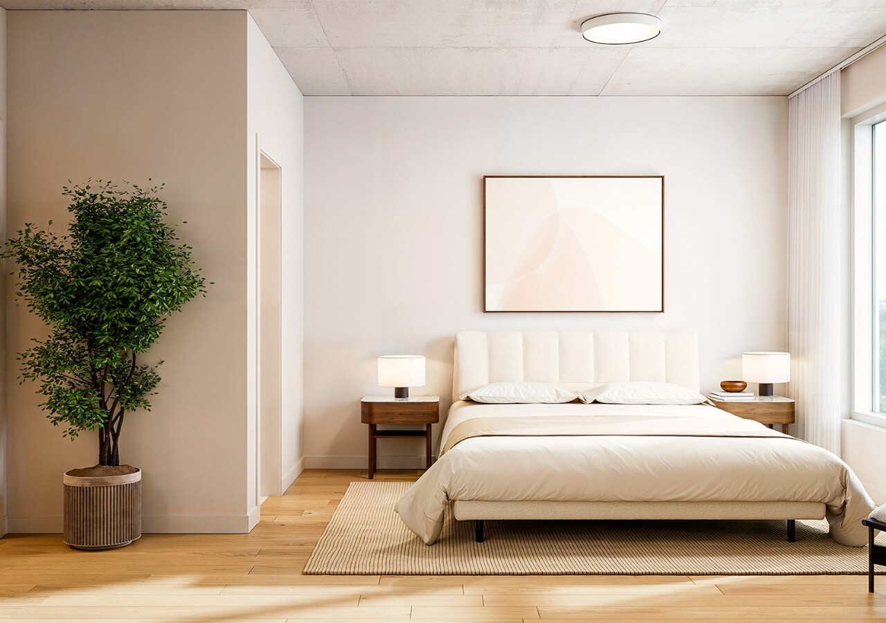 Le Miner bedroom