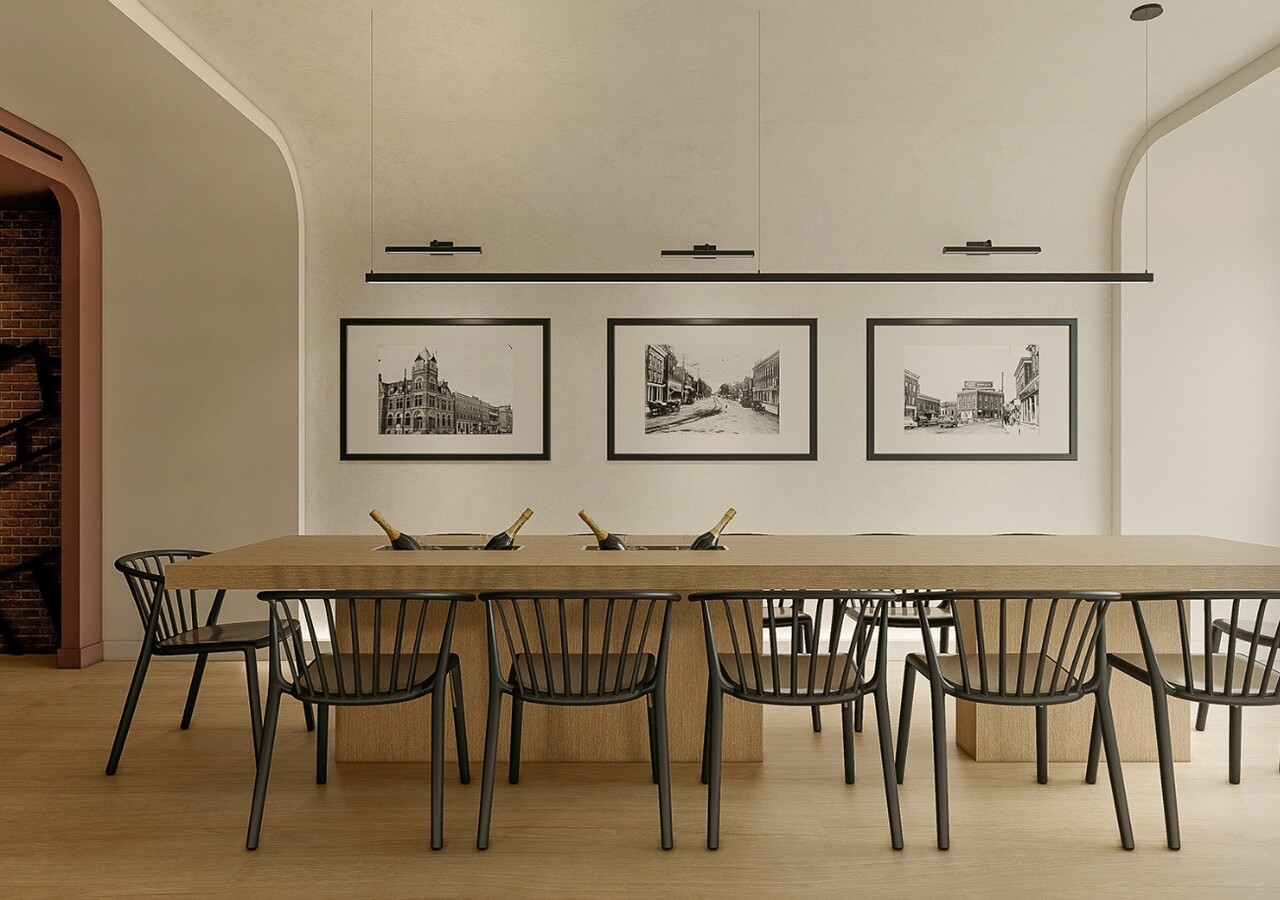 Le Miner reception room