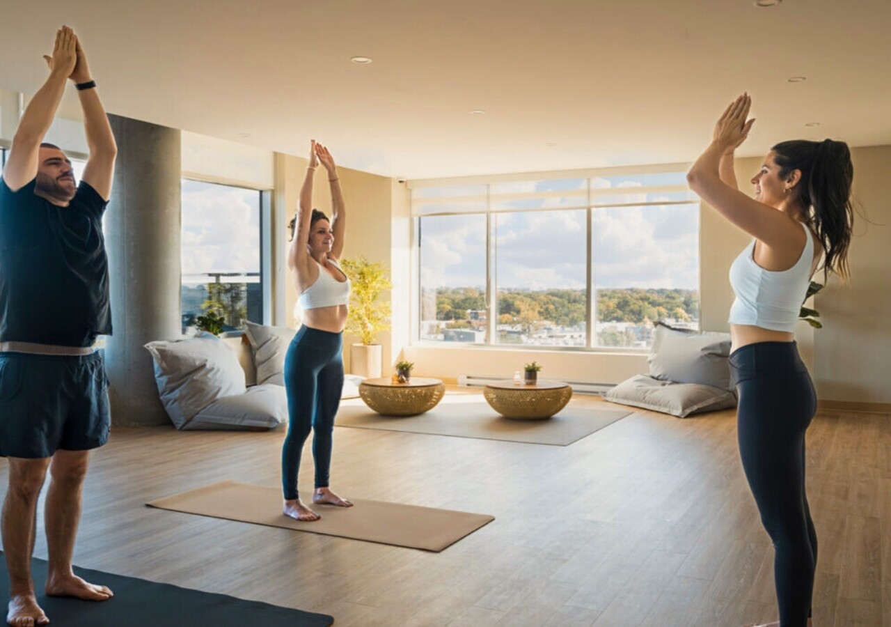 Le Novia yoga room