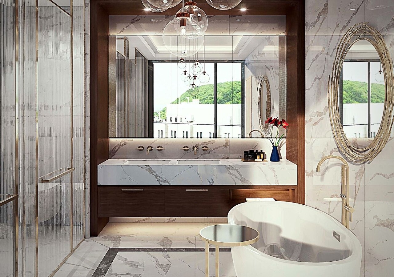 Salle de bain luxueuse