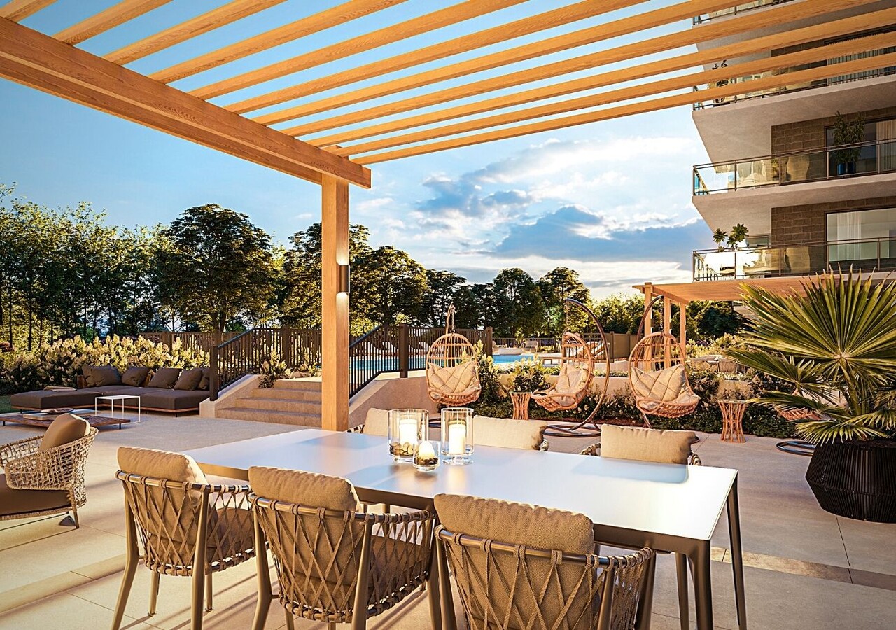 Marquise 7 terrasse avec espace repas