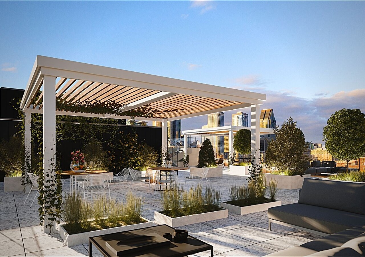 Terrasse sur le toit