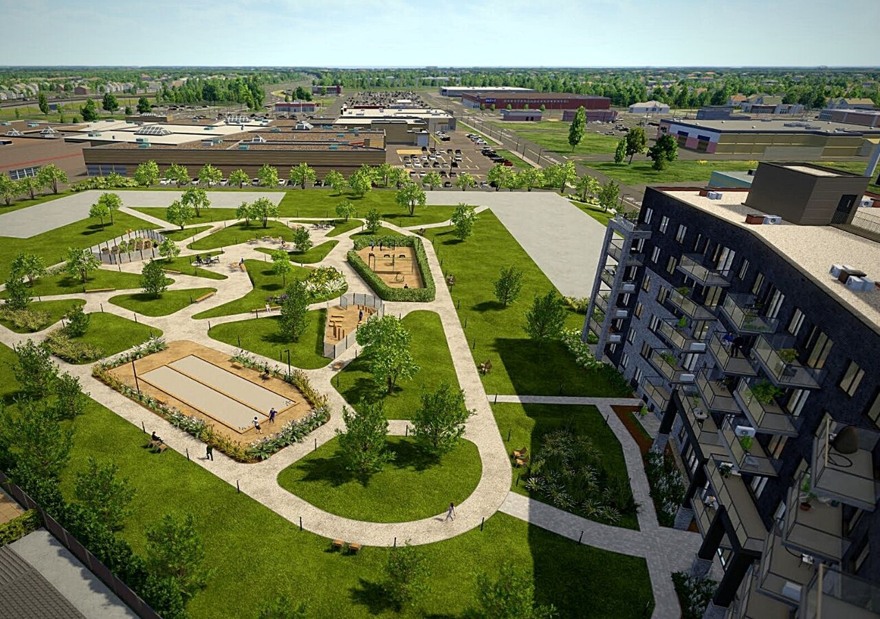 Neolia condos cour extérieure