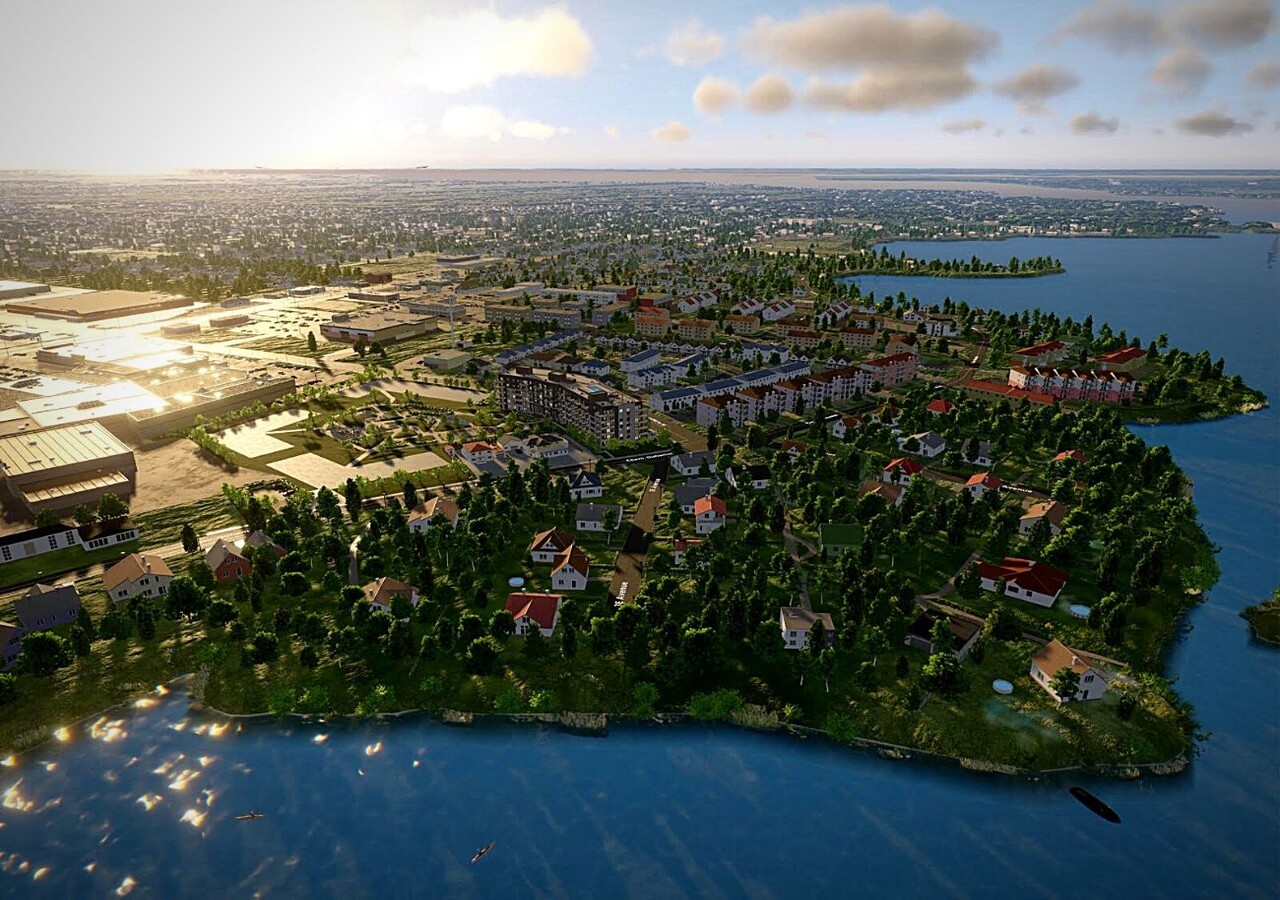 Neolia condos vue sur le fleuve