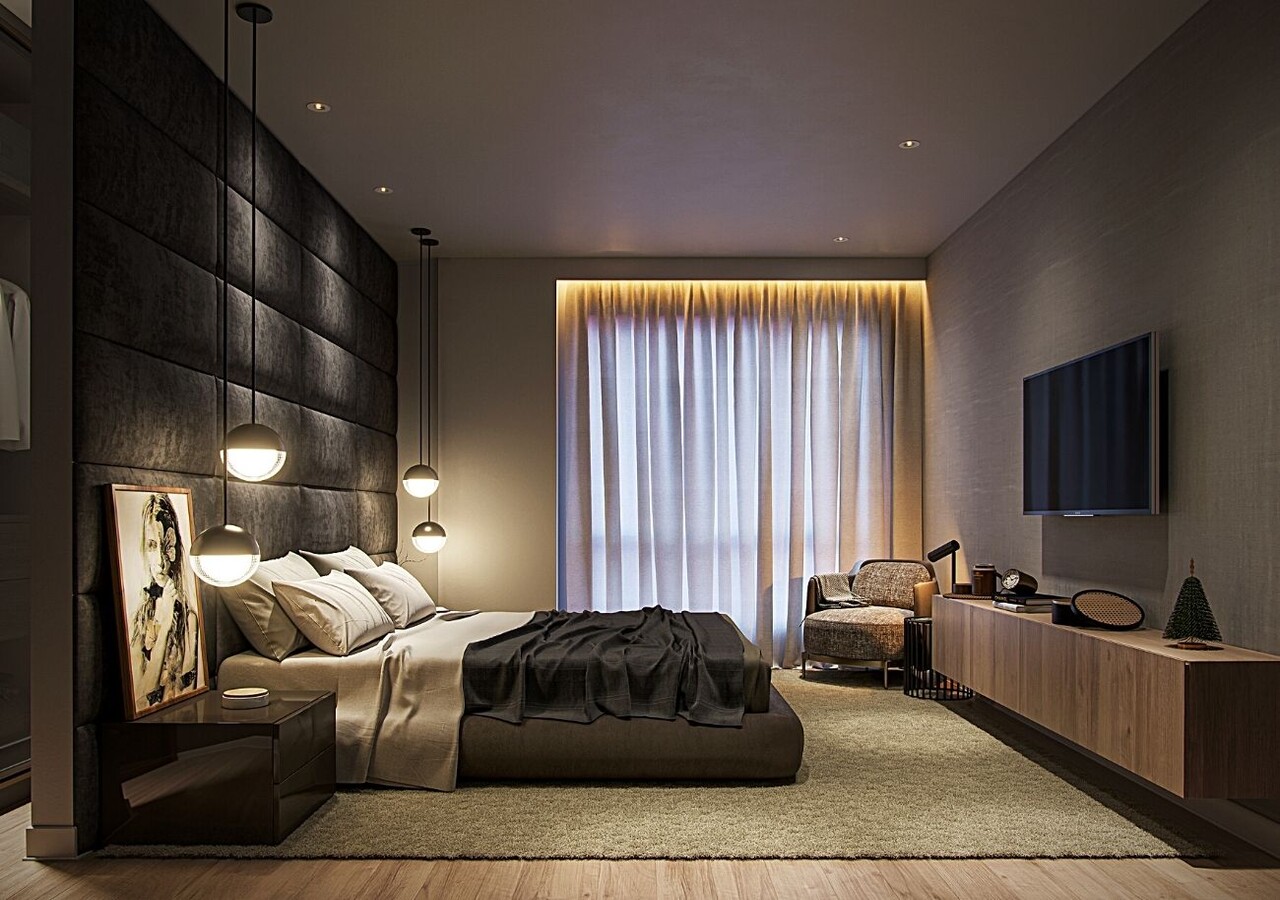 Baldwin Condos & Penthouses chambre thématique foncée