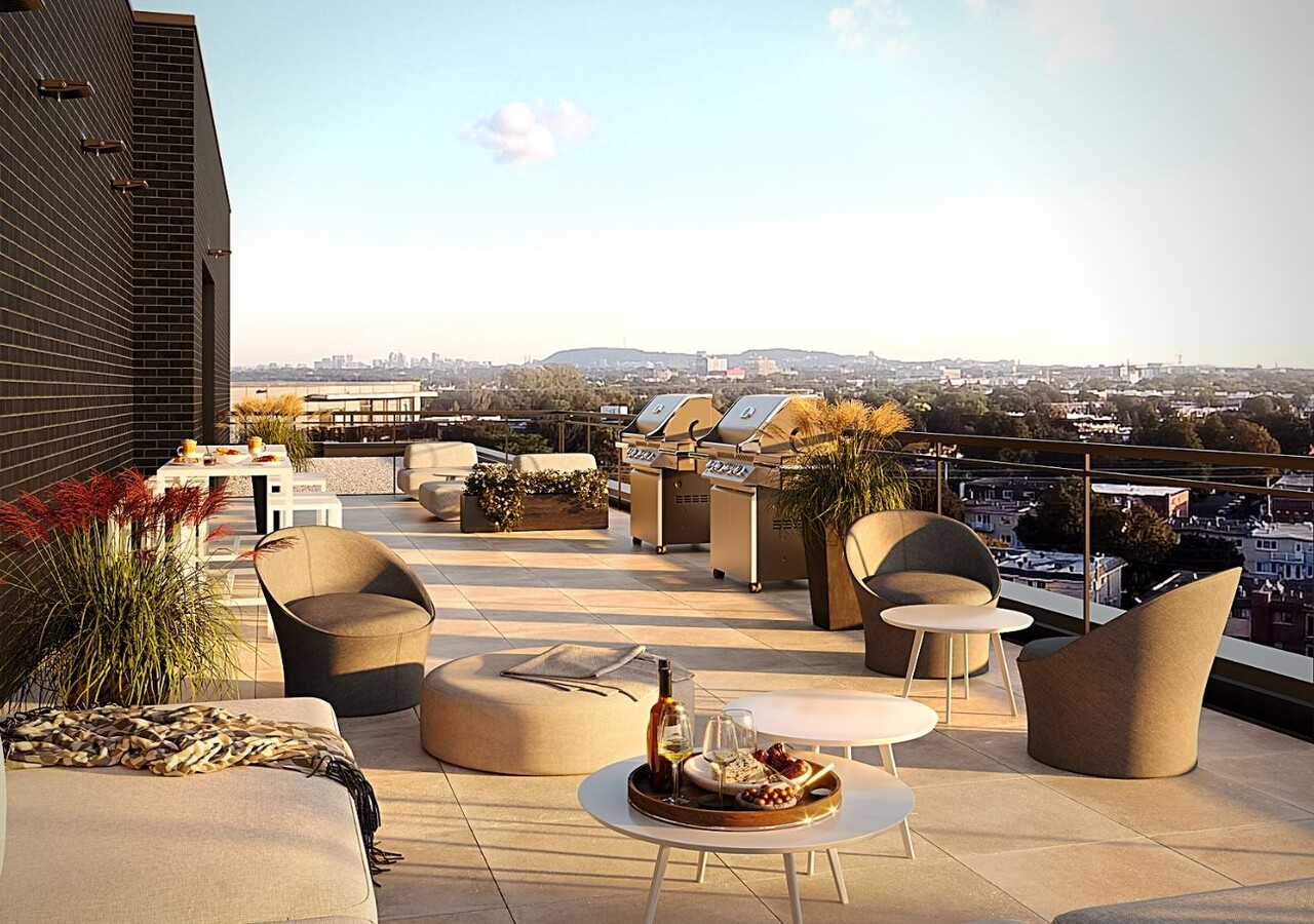 Citta Montréal terrasse sur le toit
