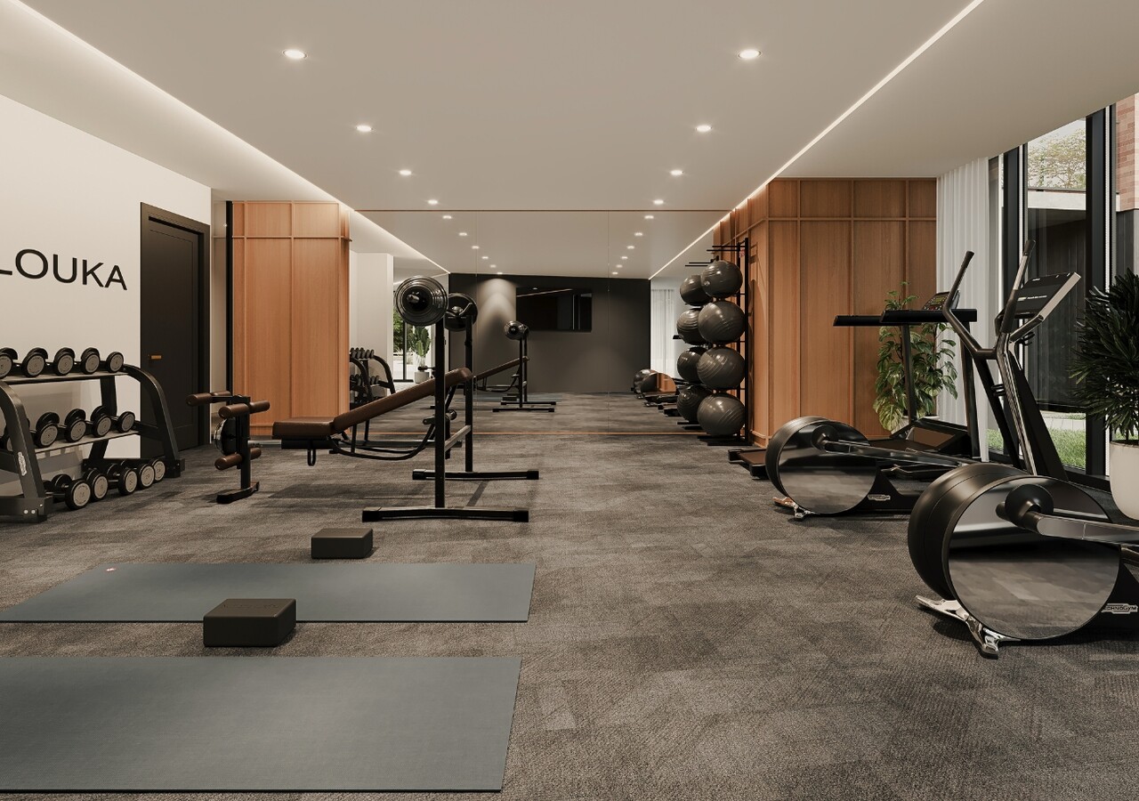Quartier Louka Granby gym tout équipé