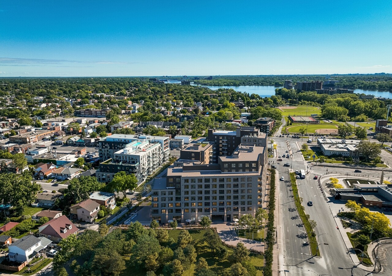 Quartier Unilia vue sur la ville