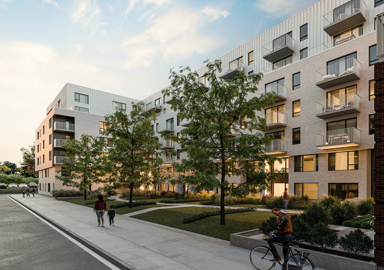 Sherwin condos locatifs façade du bâtiment