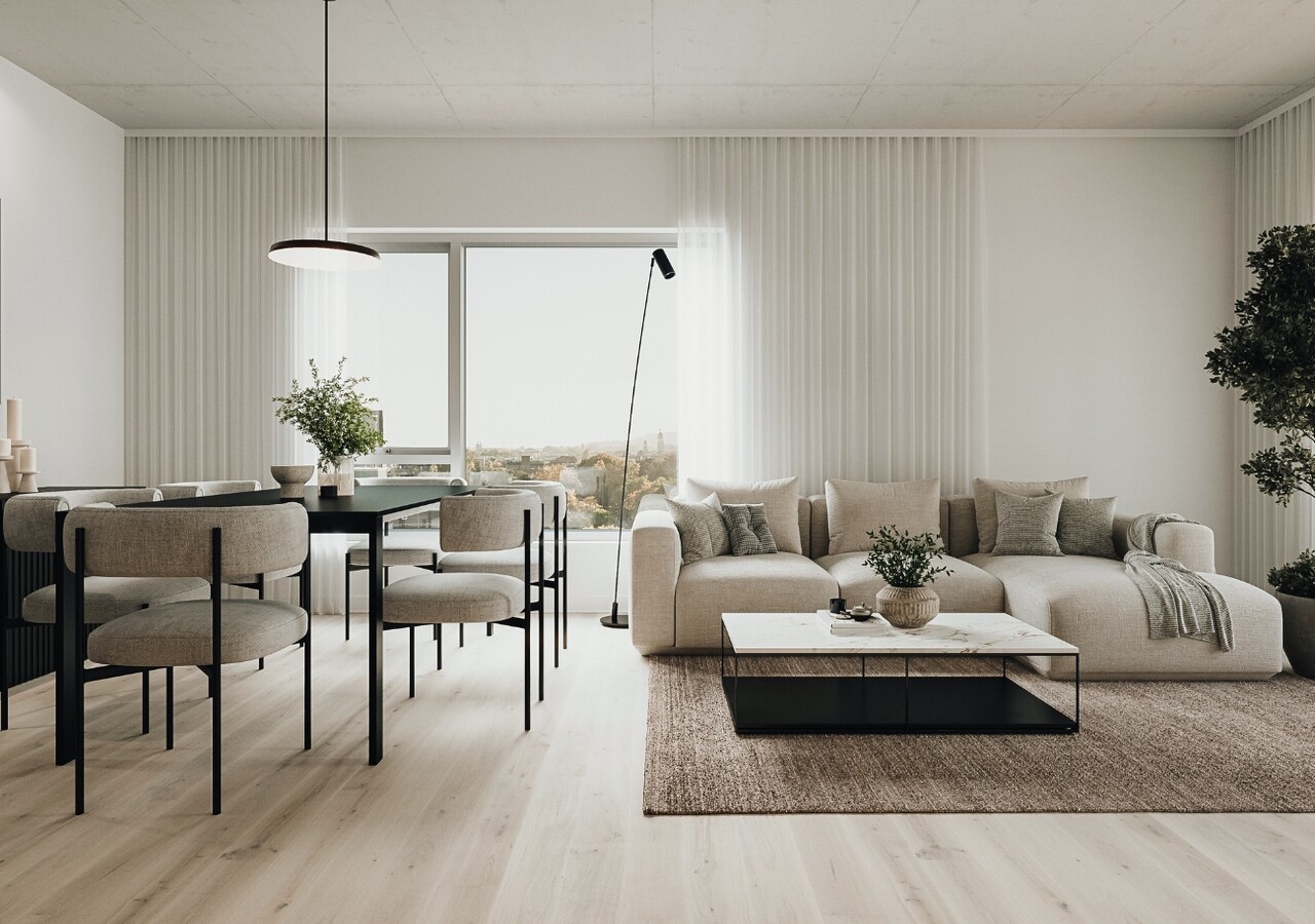 Sherwin condos locatifs salon lumineux