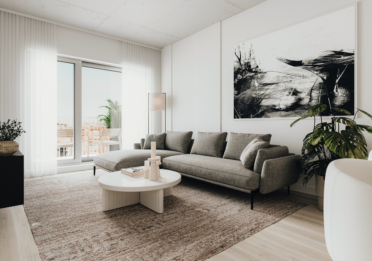 Sherwin condos locatifs salon lumineux