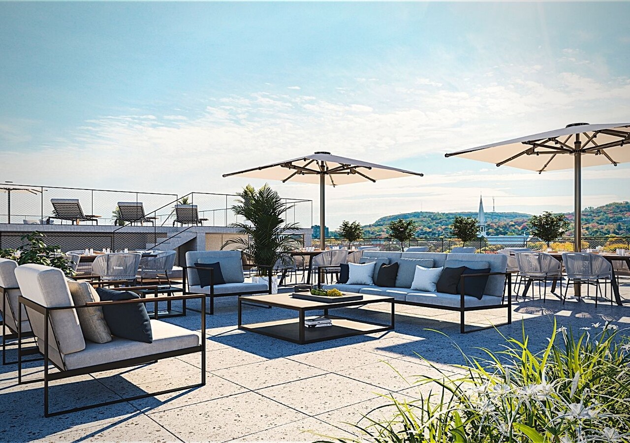 Terrasse sur le toit