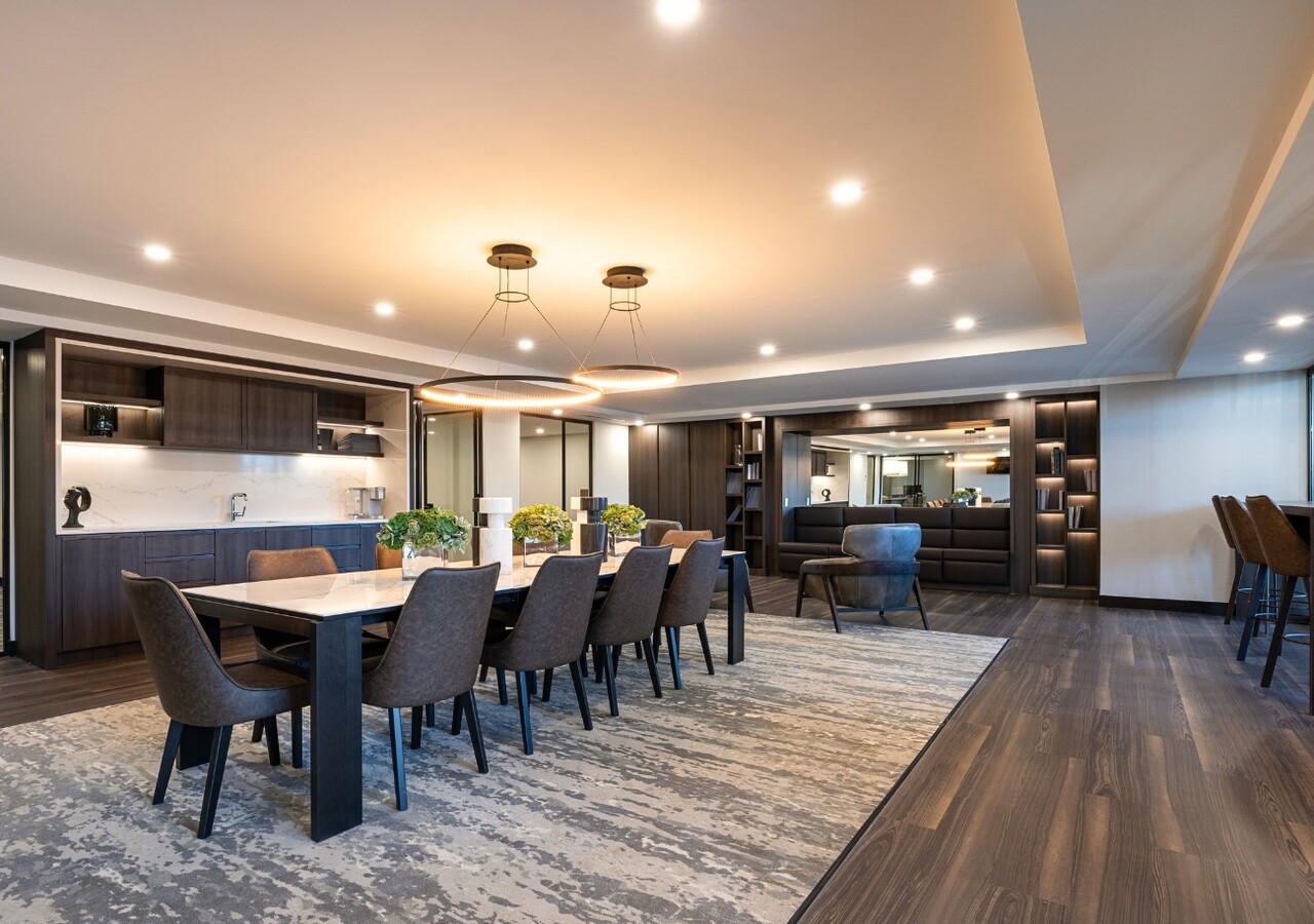 Westpark rental condos dining room