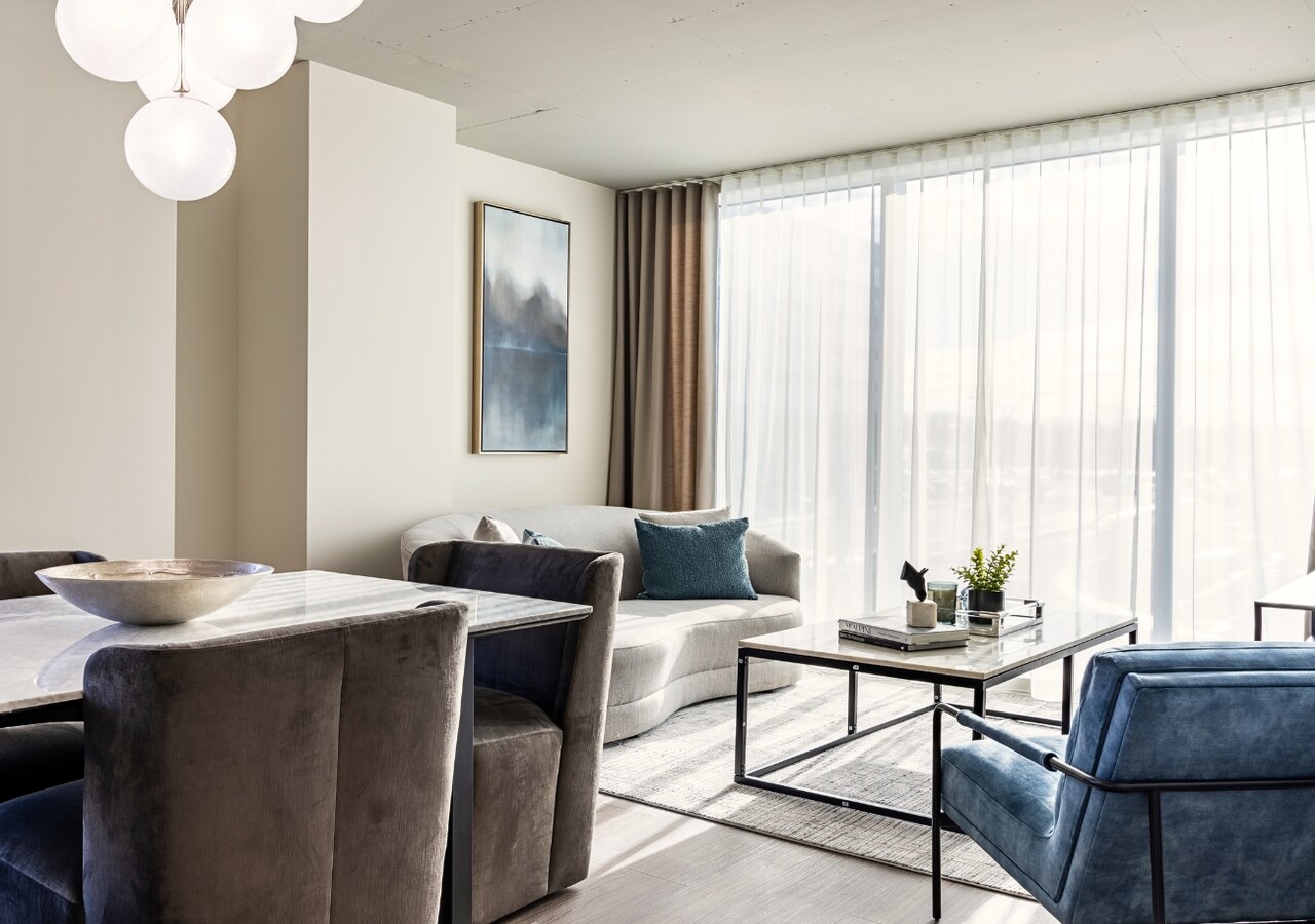 Westpark rental condos living room
