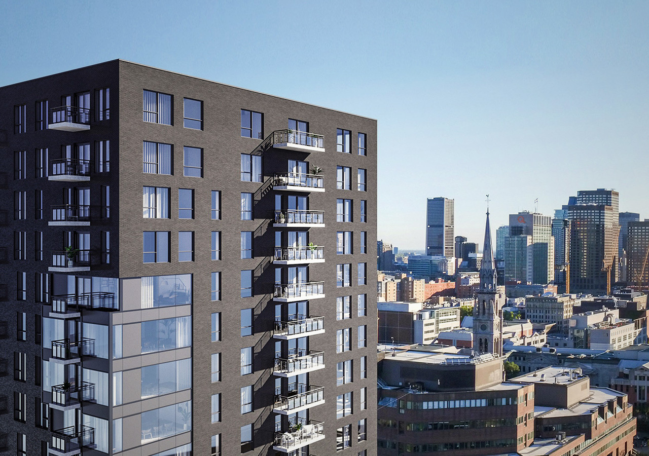 Perspective en hauteur du projet Zenith